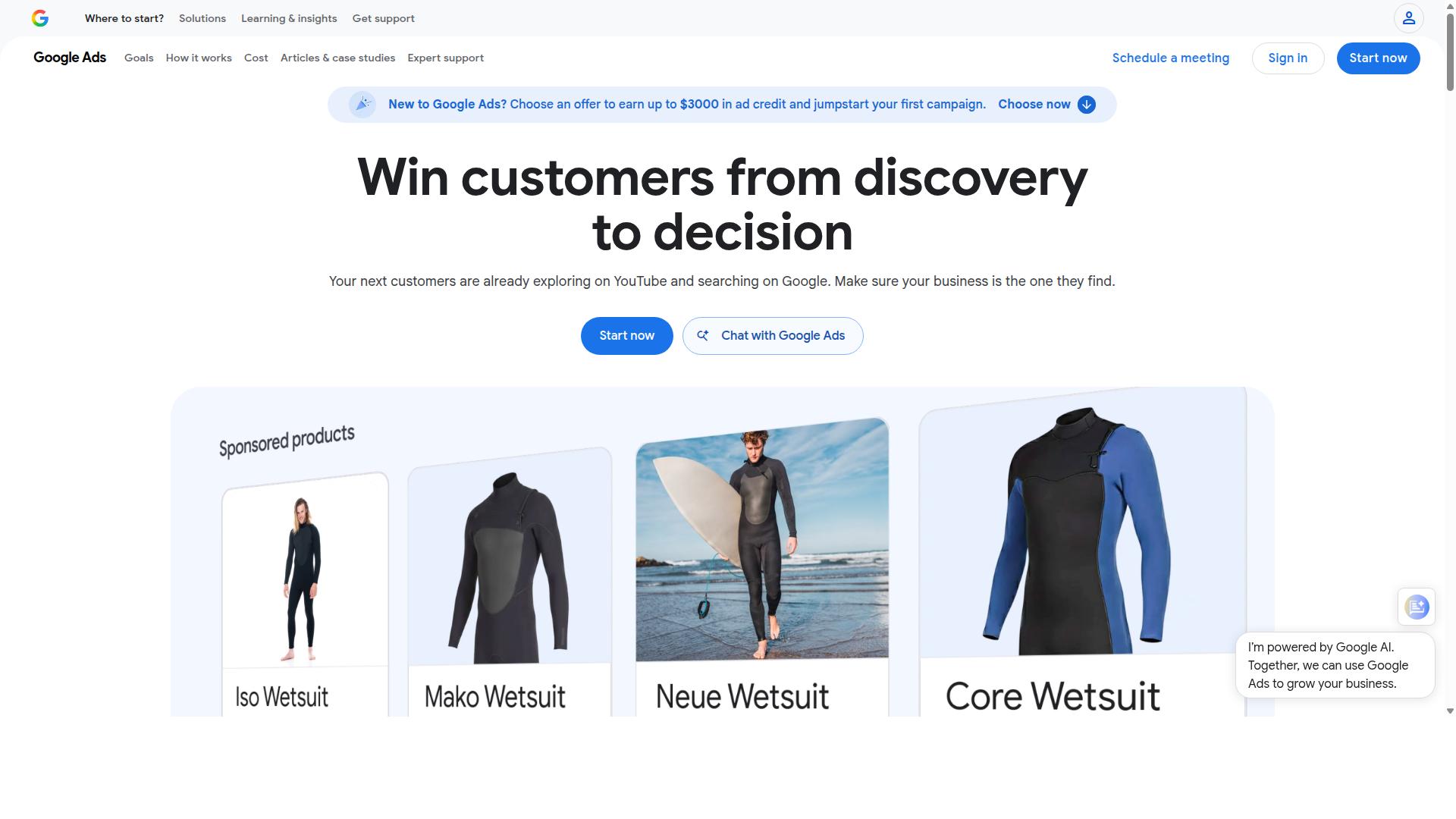 Google Keyword Planner website