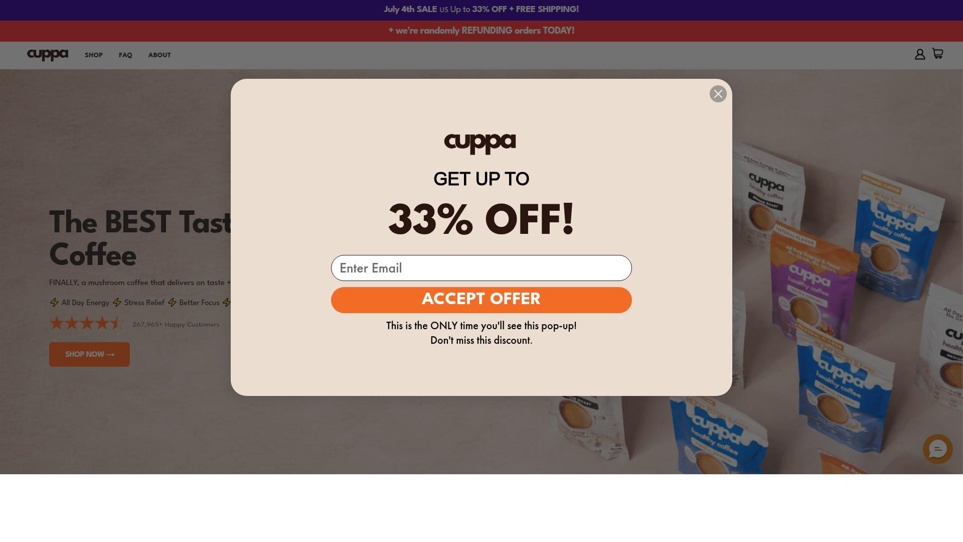 Cuppa website