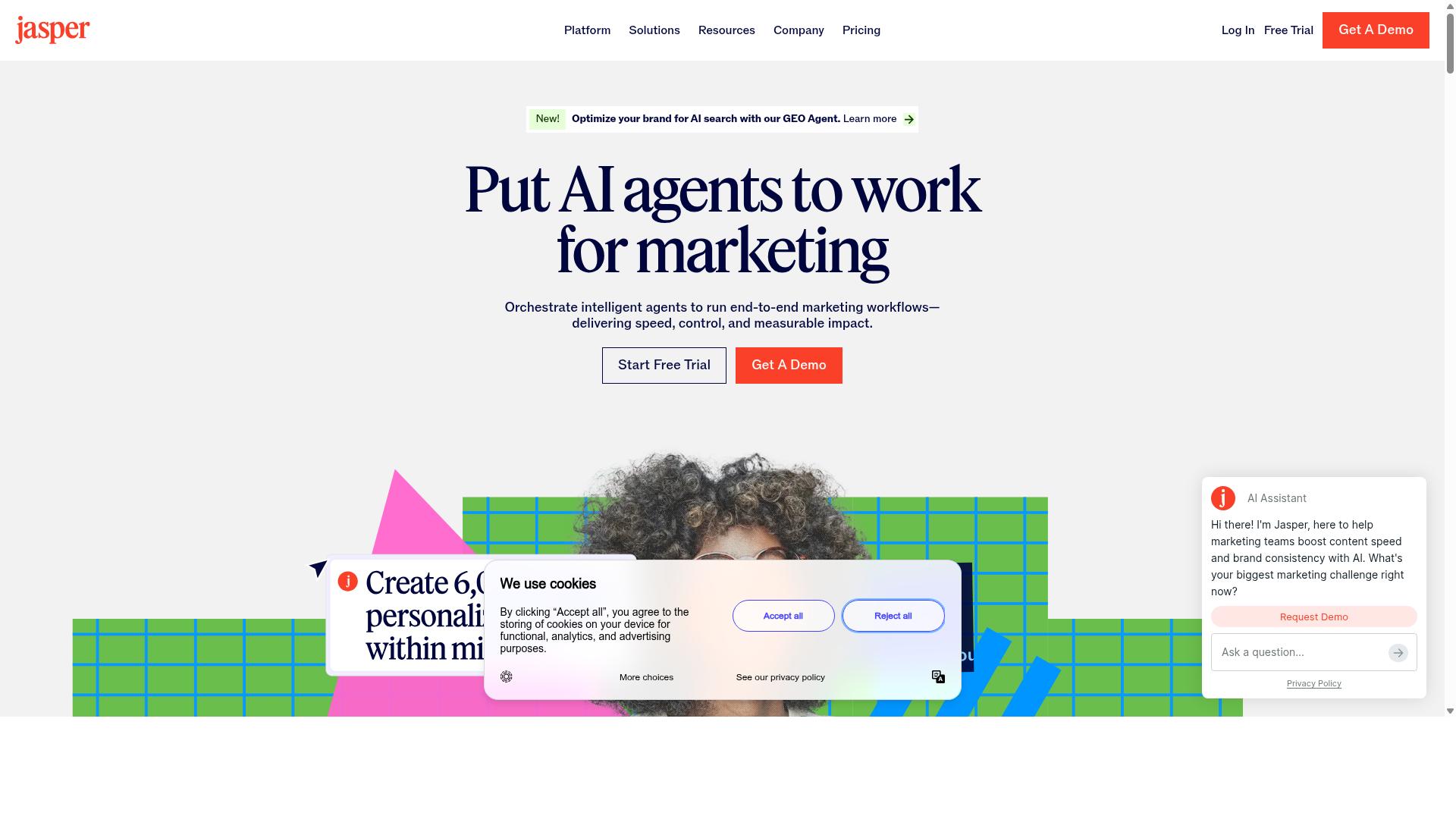 Jasper website
