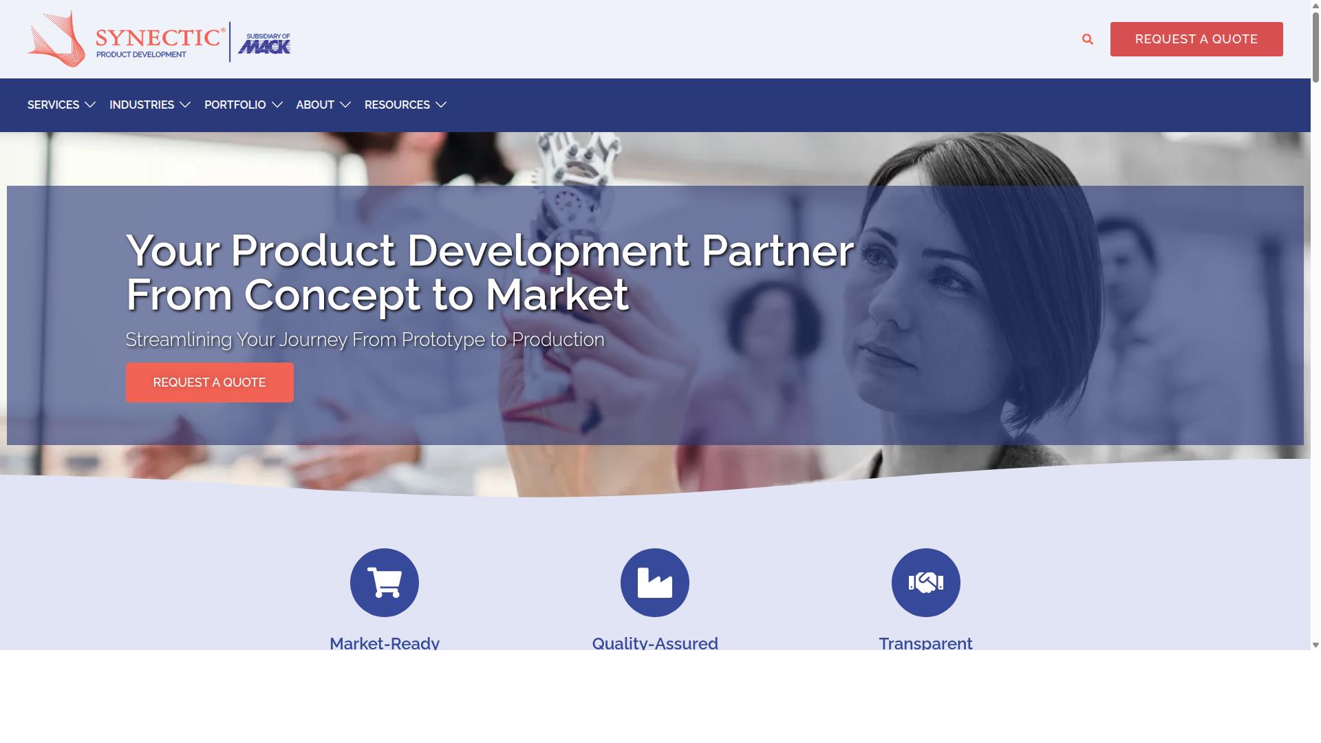 Machined website